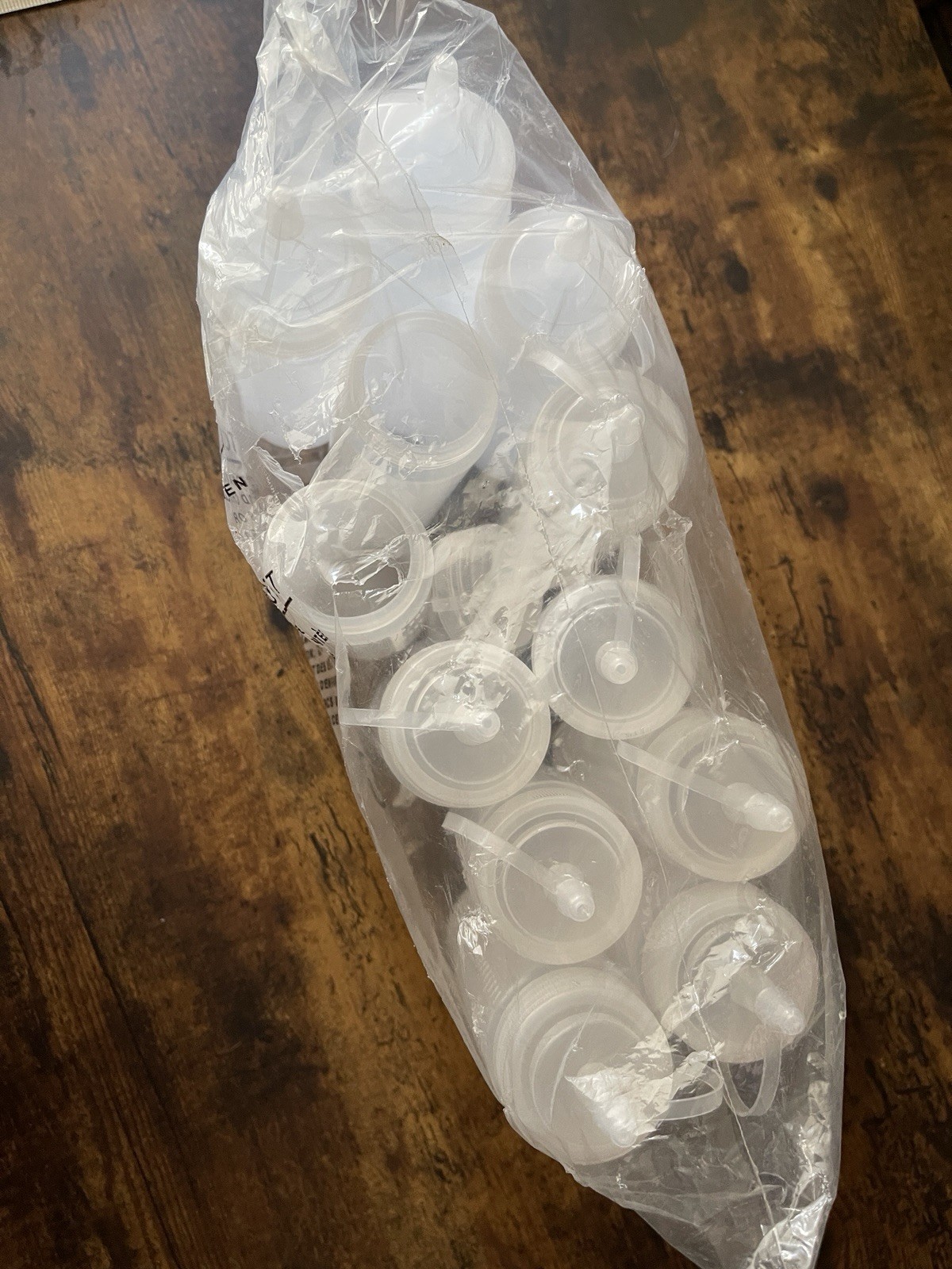 12 Pack Of 8 Ounce Plastic Squeeze Bottles