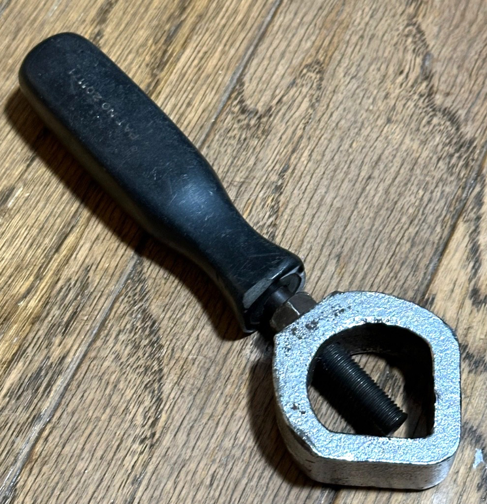 🇺🇸 SNAP ON Tools USA Punch & Chisel Holder Screwdriver Handle Black Adjustable