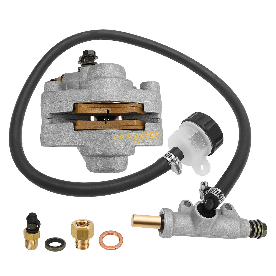 Rear Brake Master Cylinder & Caliper for Polaris Trail Boss 325 330 2000-2004