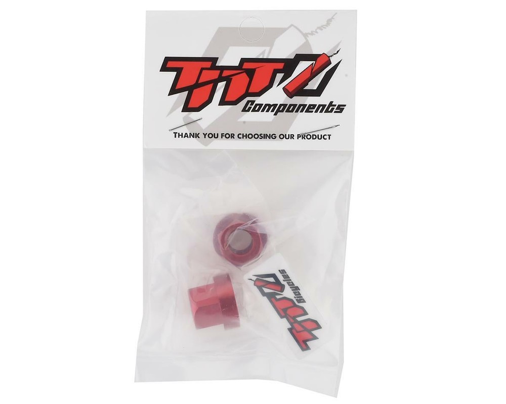 TNT Hub Axle Nuts (Red) (2)