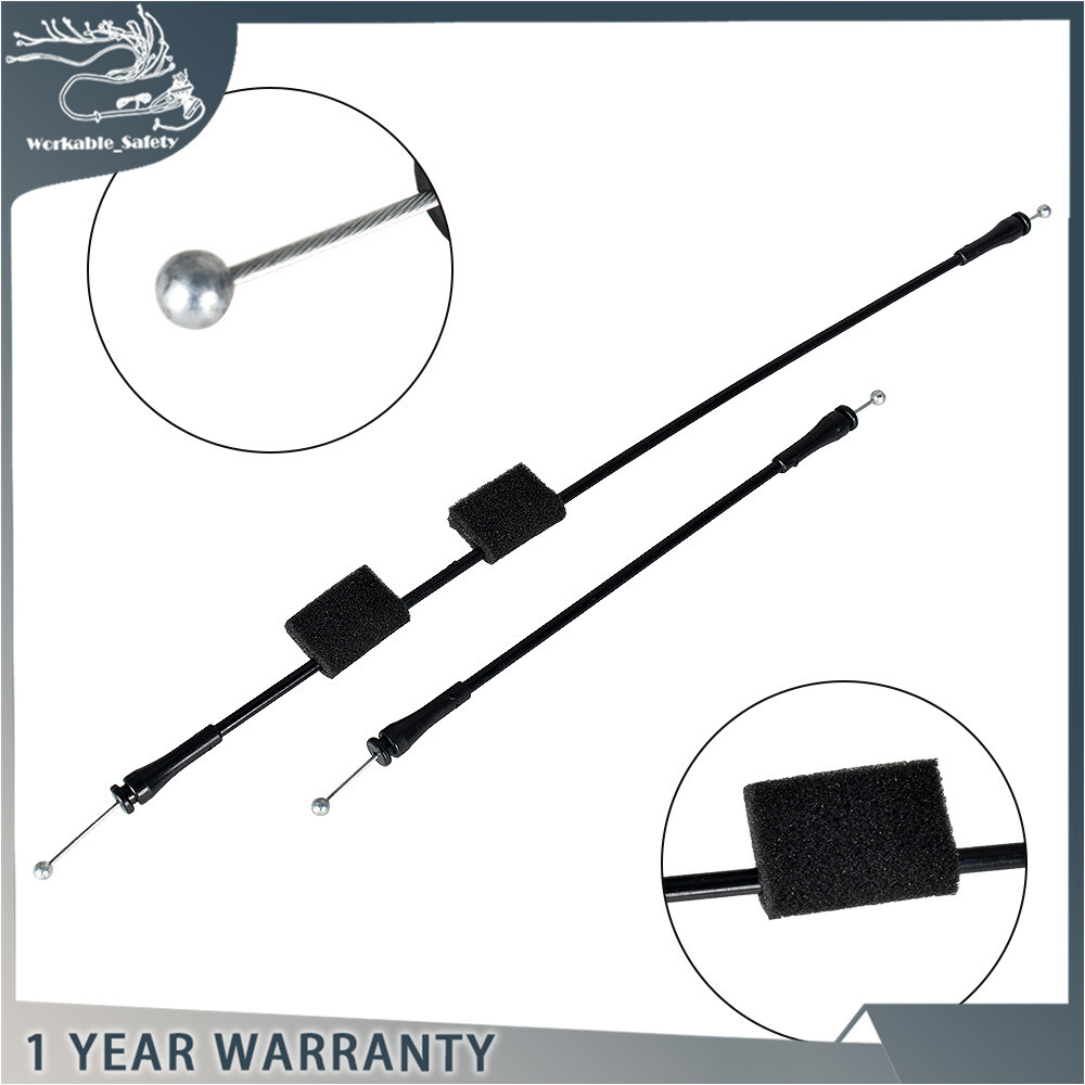 Rear Right Cargo Door Latch Release Cables For 1992-2014 Ford E150 E250 E350 Van