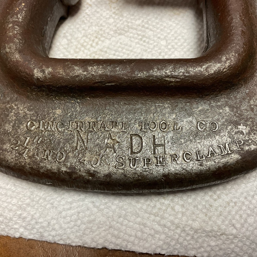 Cincinnati Tool Co 2 1/4. #40 SUPERCLAMP.