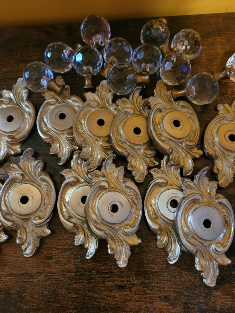 Hollywood Regency Style Drawer Pulls 12 Pulls