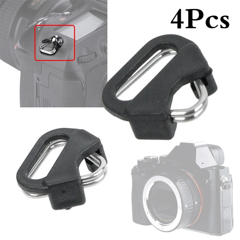 4pcs Triangular Split Rings For Camera Back Belt Strap Buckle Accessories New