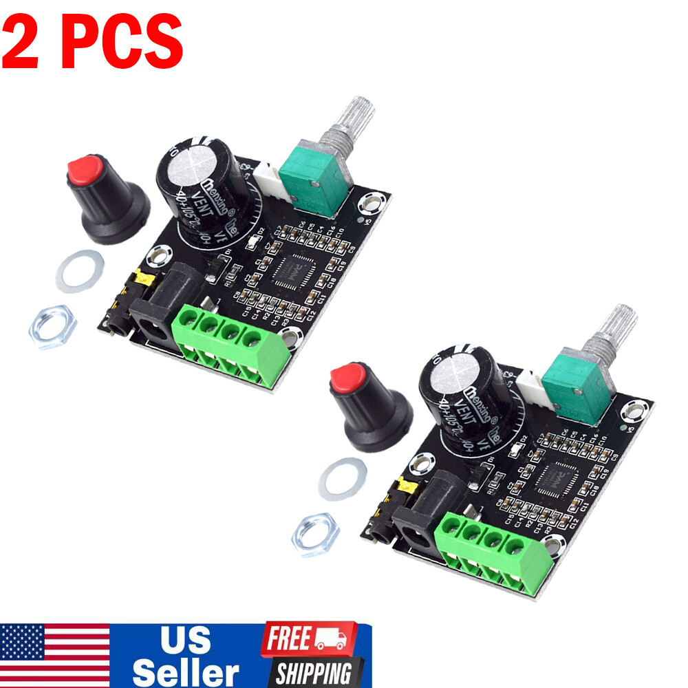 2PCS PAM8610 Amplifier Board Module Digital Amplifier 10W X2 Multiple Protection