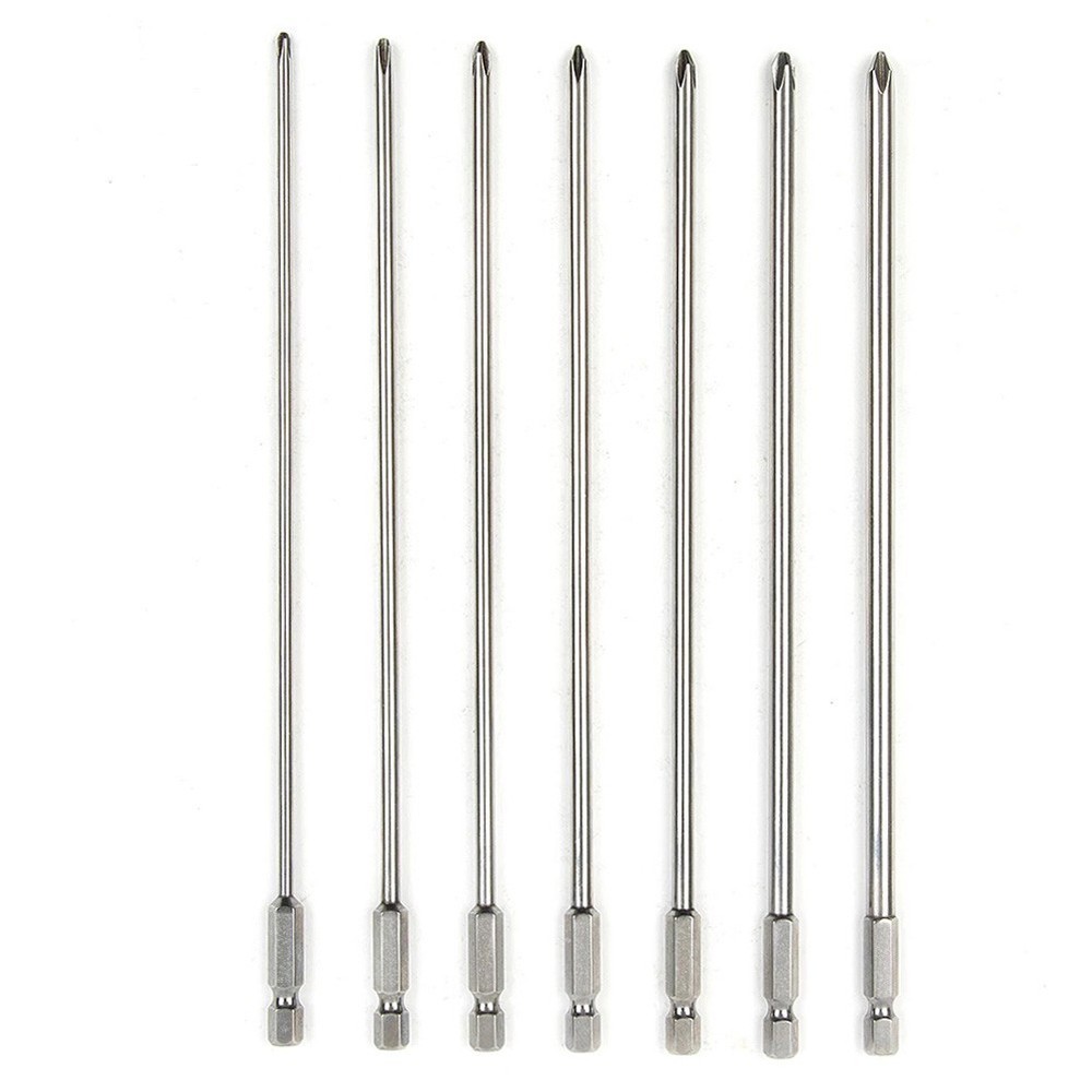 Newest Screwdriver Bits 200mm Tool 6.35mm 7Pcs 7Pcs/Set Bits Cross Driver