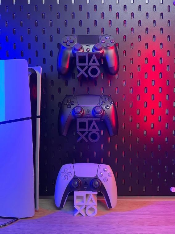3D Printed PS4 Controller Stand – Sleek Holder for DualShock 4 Gamepad