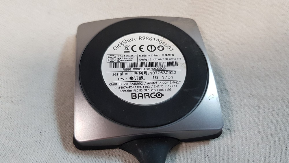 Barco r9861006d01 ClickShare Button Switch USB For Wireless Presentation Genuine