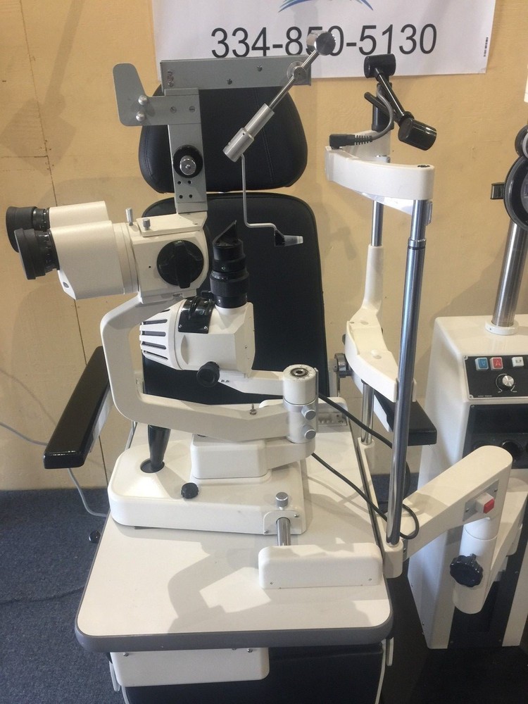 Marco Deluxe, Ultramatic Phoropter, Topcon 2ED Slit Lamp, Tonometer, Projector