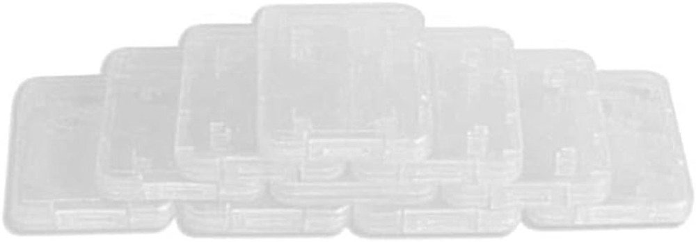 Secure Memory Card Case for SD/SDHC/MMC Cards - Lightweight & Durable - White