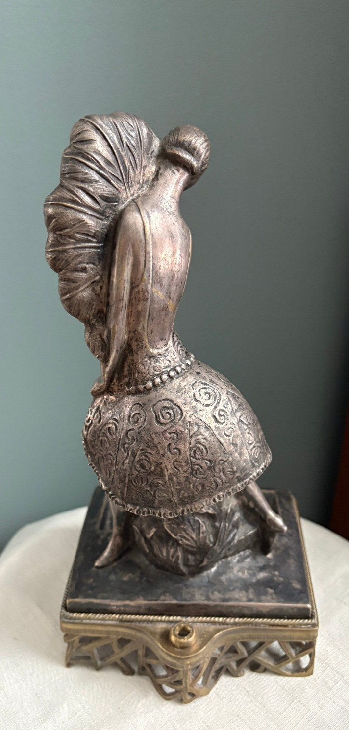 Antique Bronze Dancer Sculpture F. Barbedienne Foundry Fondeur - Henri Le Roux