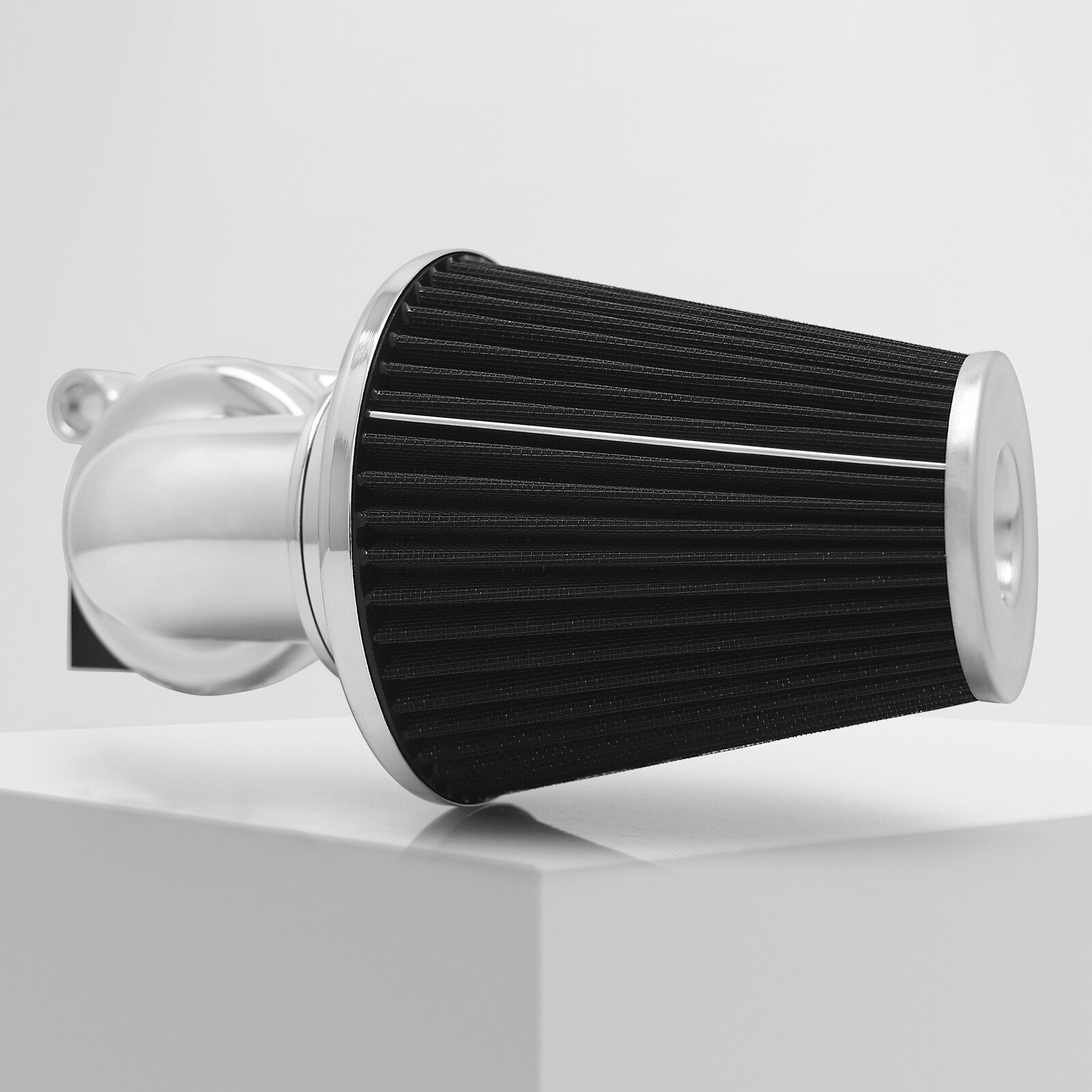 Chrome cone Air cleaner filter For harley Touring Electra Glide 08-16 softail