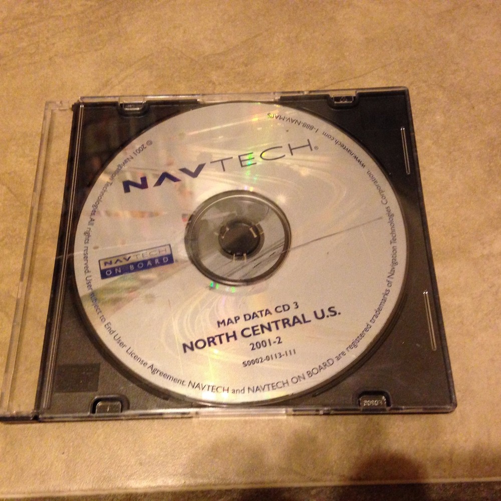 Mercedes Navtech On Board Road Map Data CD 3 North Central USA