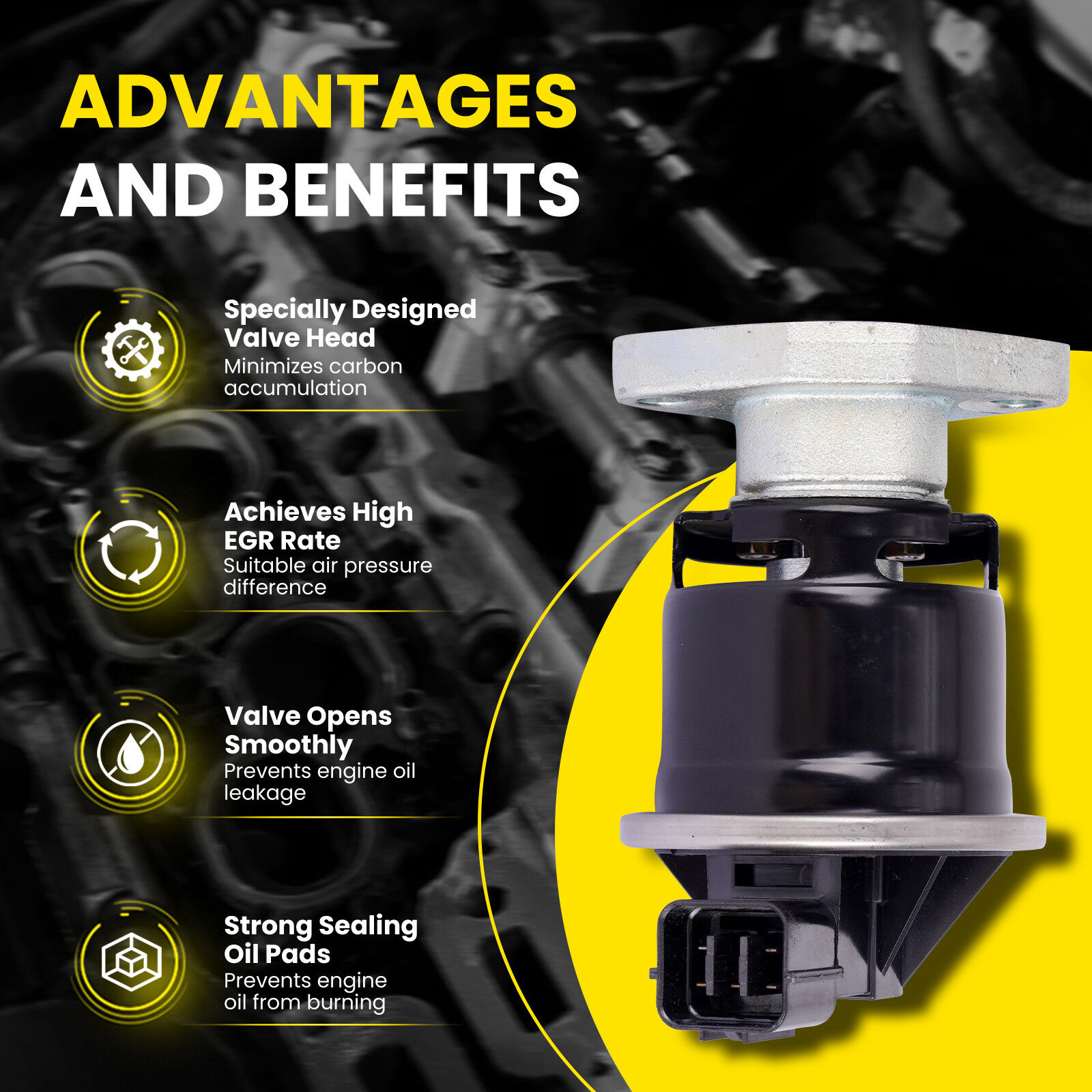 EGR Valve fit Acura TL MDX RL CL Honda Odyssey Accord Pilot Ridgeline Saturn Vue