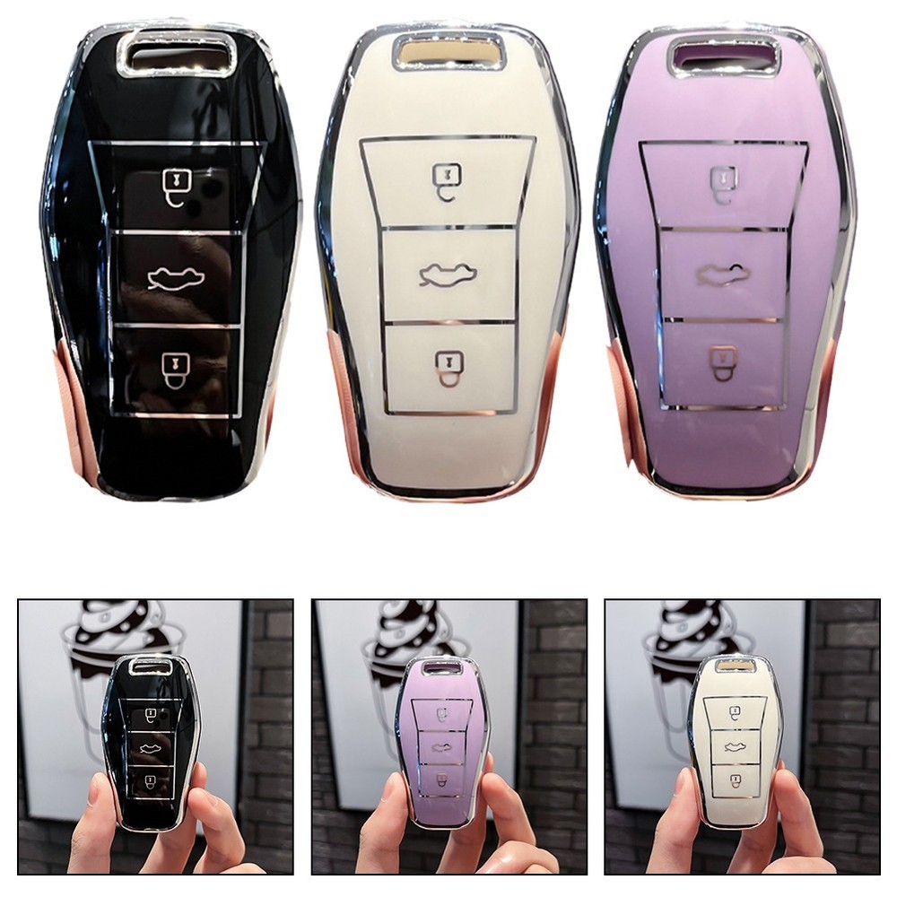 Dust Proof Car Remote Shell Compatible with For JAC Models like A5 Series
