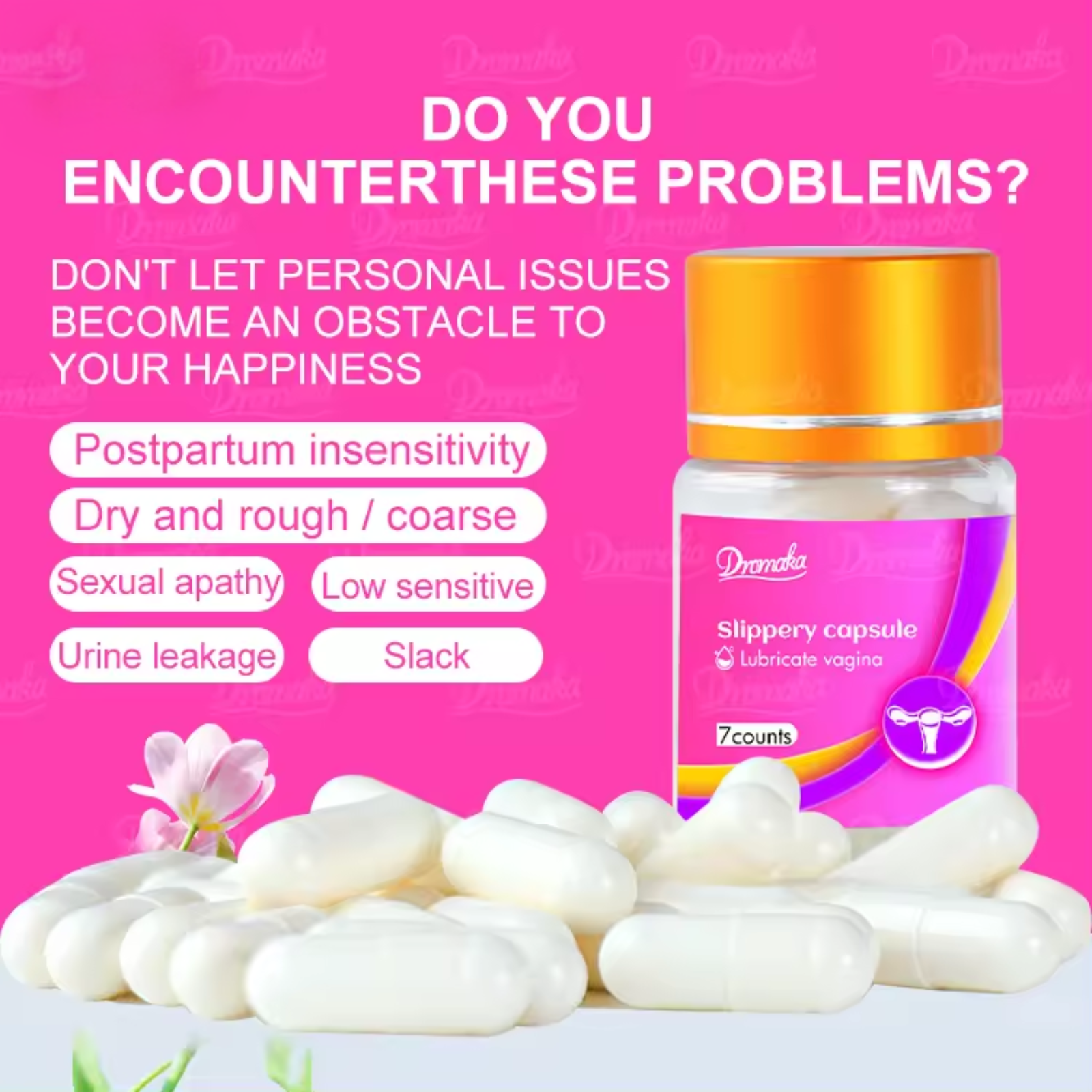 Yoni Pops Women Vaginal Slippery Capsule Make Yoni Wet~FREE GIFT!