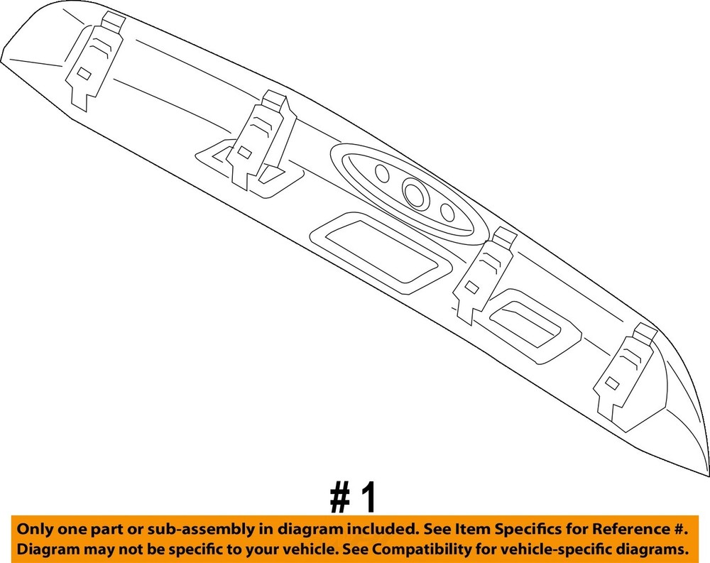 2013-2018 C-Max Lift Gate Release Handle AM5Z5843400AAPTM