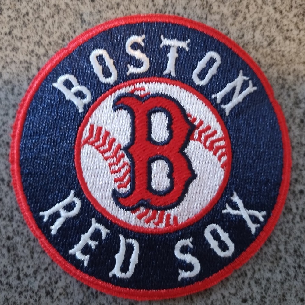BOSTON RED SOX BASEBALL IRON ON PATCH - 2026