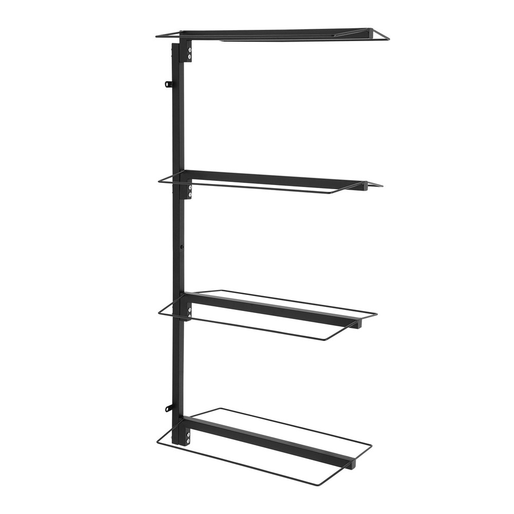 4-Tier Wall-Mounted Saddle Rack for Tack Room - Space-Saving Design