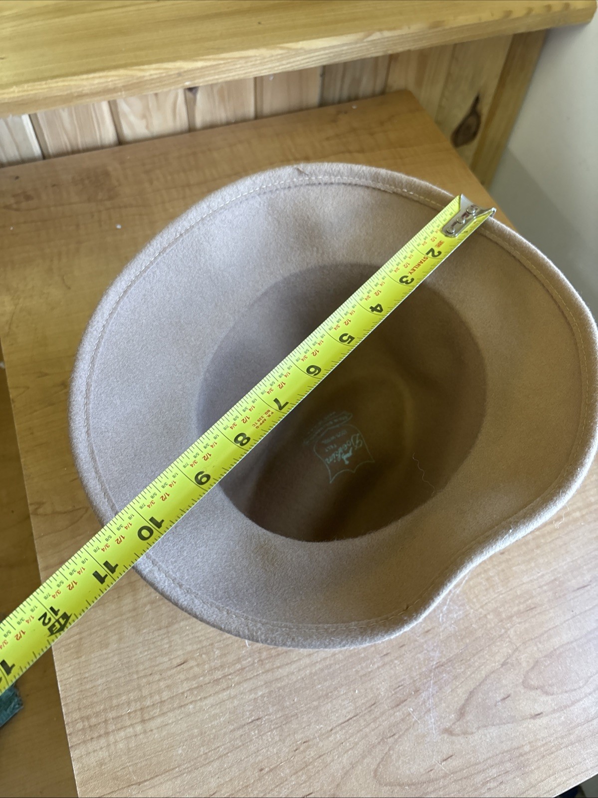 Vintage Women's Doeskin Felt Hat 100% Wool Geo. W. Bollman Feathers 🔥🔥🔥