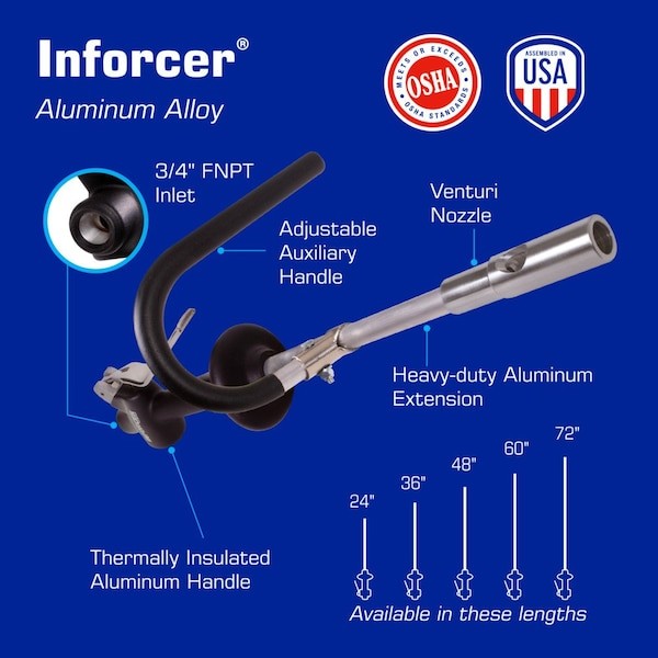 Guardair Inf5036aa Ergonomic Air Gun, 36" Extension