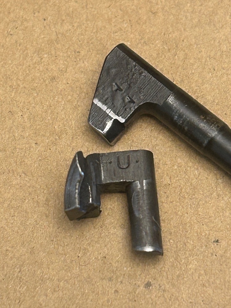 M1 Carbine Complete Underwood Flat bolt assembly.