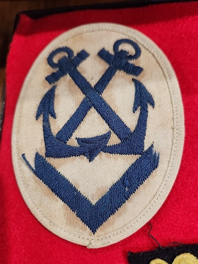 WWII German KREIGSMARIE Quartermaster 2nd/3rd Class Patch Original