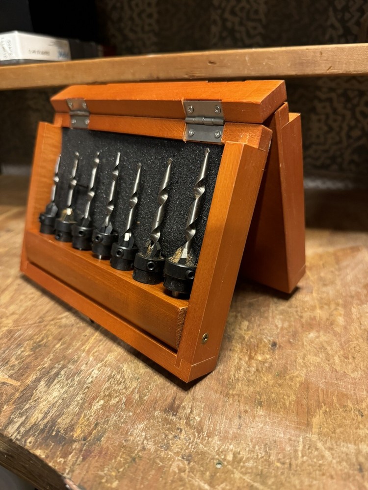Countersink woodworking Drill Bit tools Set With Box