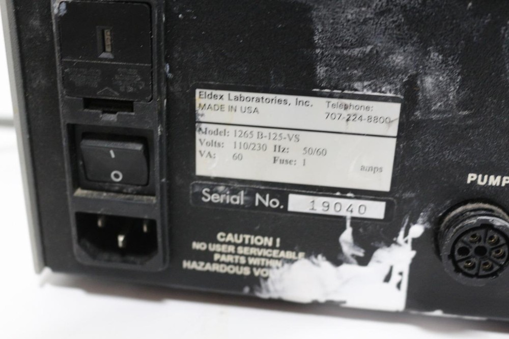 Eldex 1265 B-125-VS Metering Pump