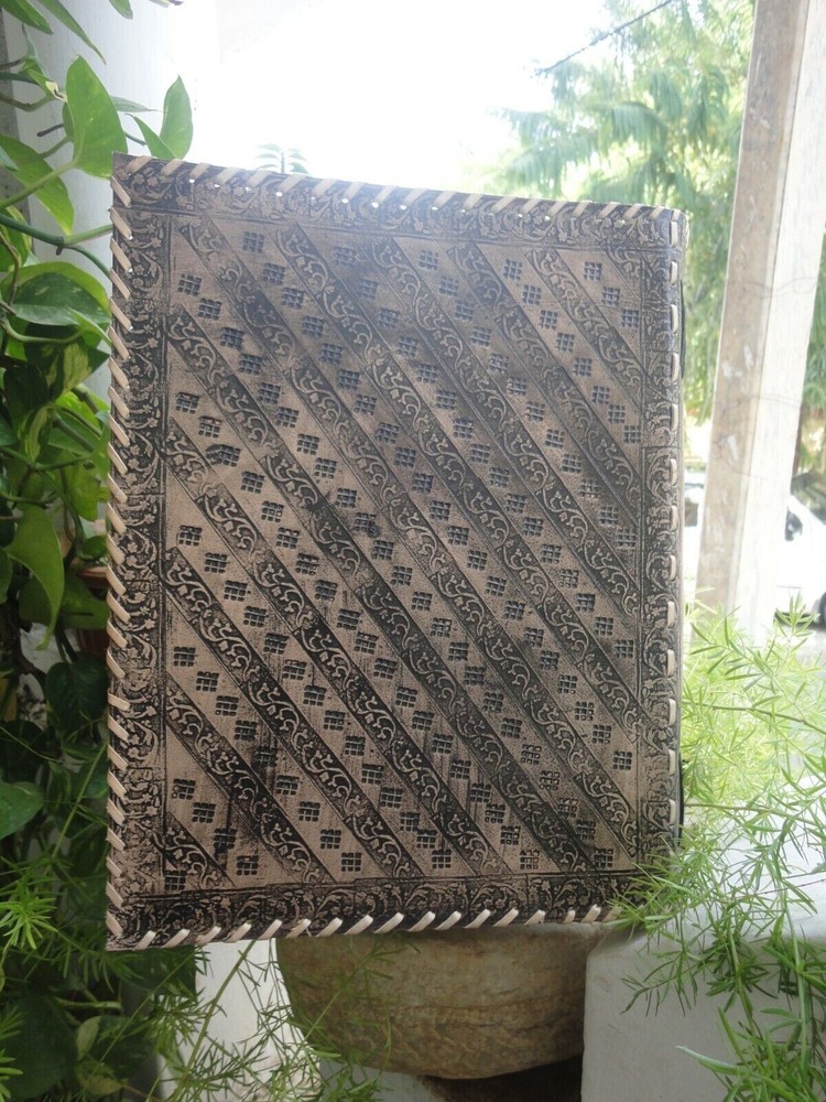 Handmade Journal Notebook Diary Extra Large Seven Stone Embossed