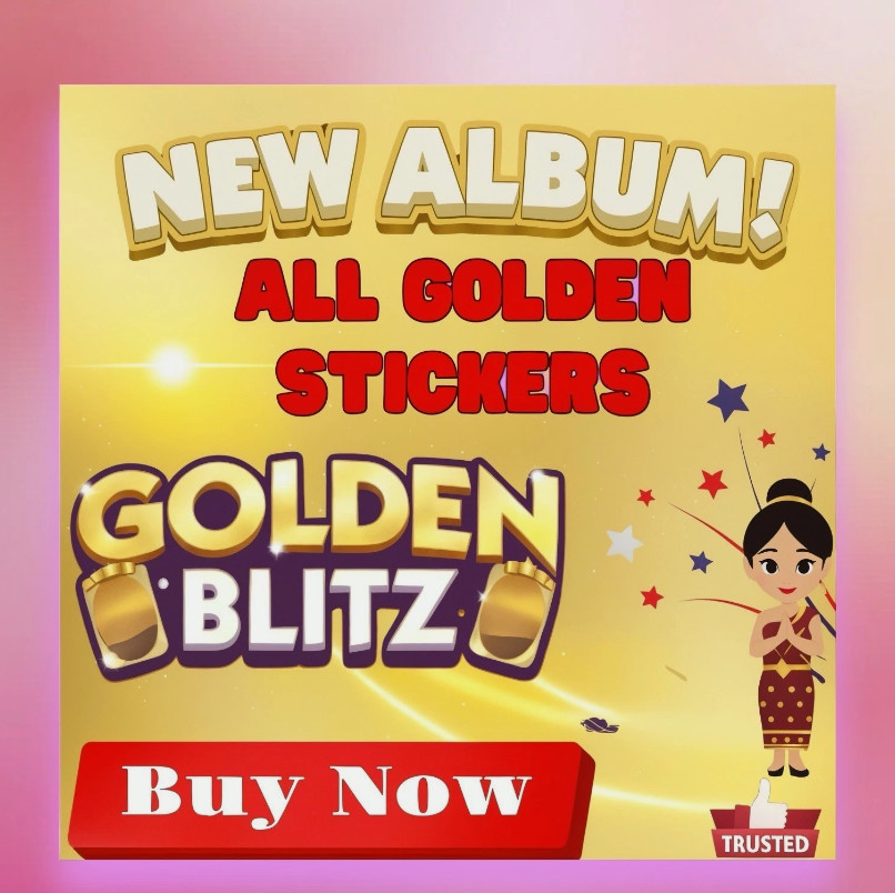 (GOLD) Monopoly Sticker Go (Hello Kitty Partner Available) 1-6⭐🔥FAST DELIVERY⚡