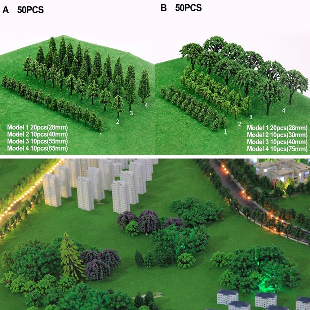 Trees Model Models Landscape Landscape Scale Miniature Trees Model Train