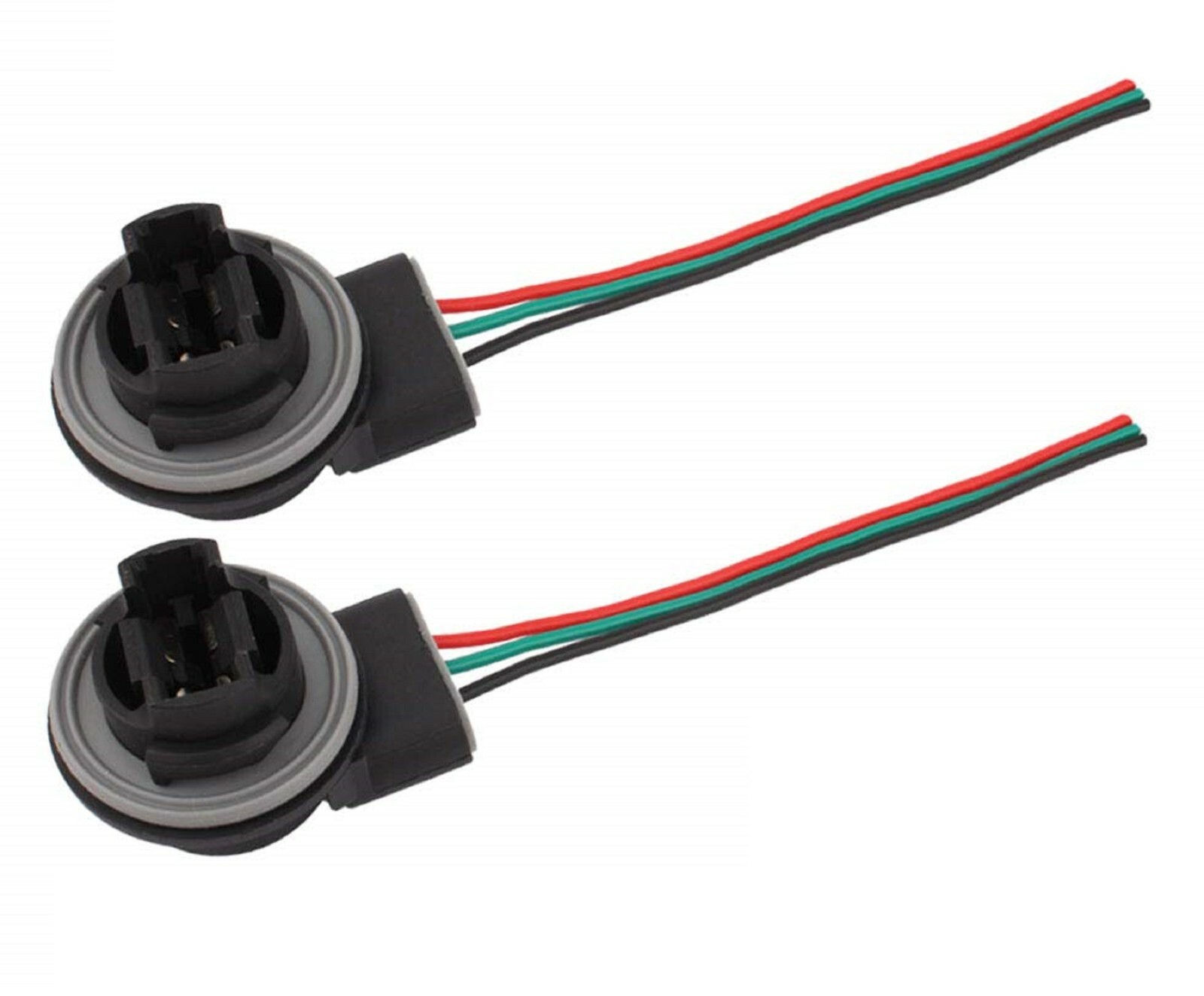 Universal Pigtail Wire Female Socket 3157 S Two Harness Front Turn Signal Light