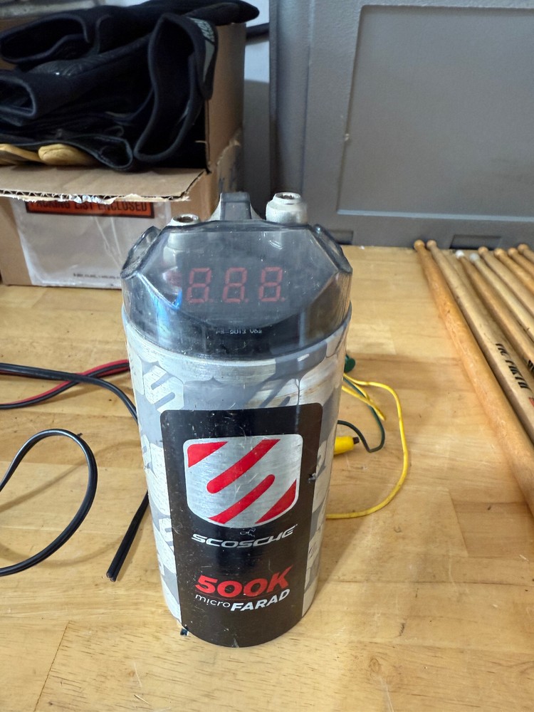 SCOSCHE 500K Micro Farad Audio Capacitor