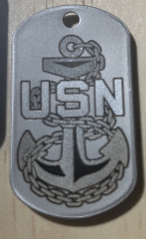 Navy Chiefs Dog Tag Set