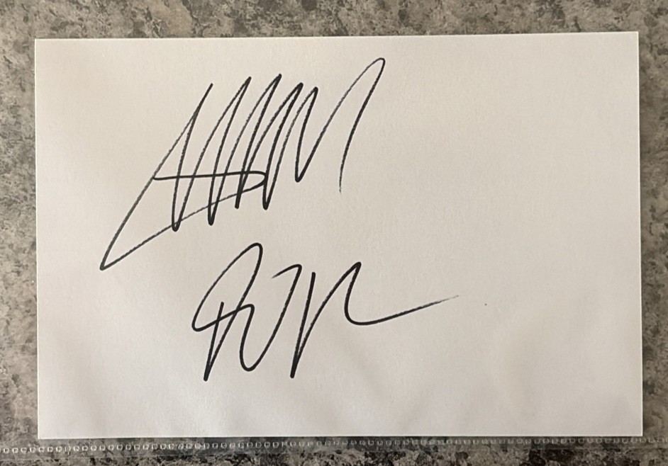 TRUMP & Politician Signed Index Card USA President Autograph USA 🇺🇸 Political