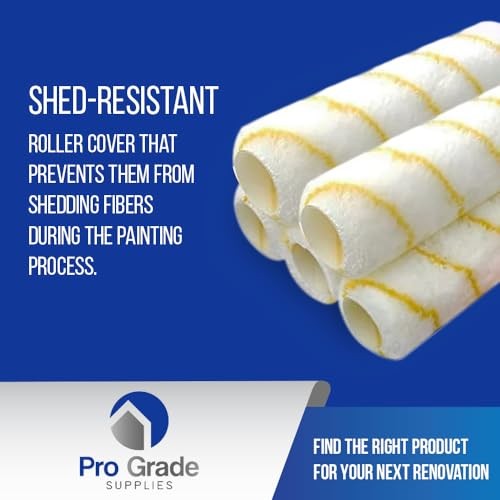 - Paint Roller Covers - 1/2 X 9 Inch Microfiber 5 Pack