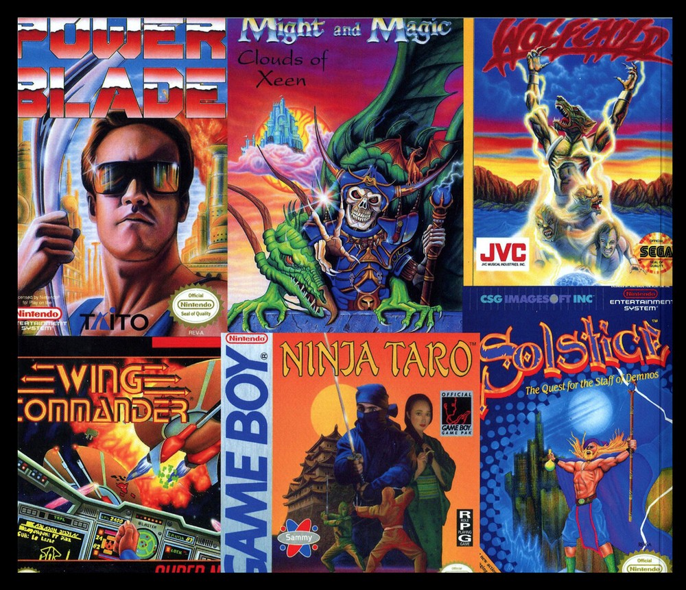 Classic Game Covers by Mike Winterbauer 2017