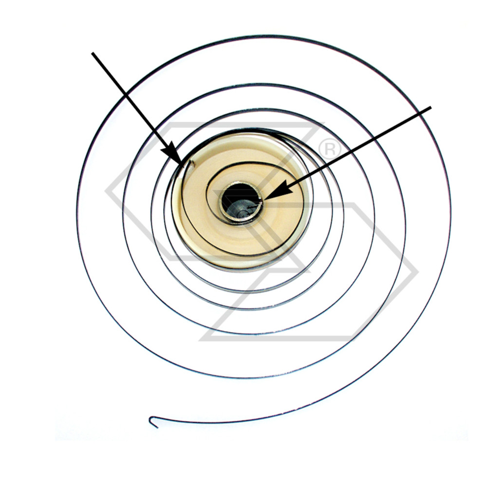 Tool for coiling springs for starting 2T 4T engines