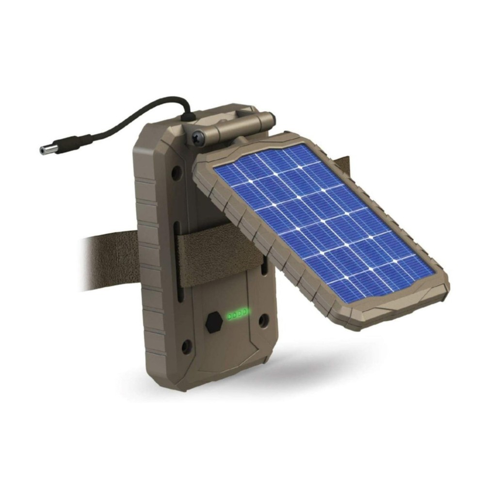 Stealth Cam Lithium Solar Power Panel 4 Pack with Card Reader