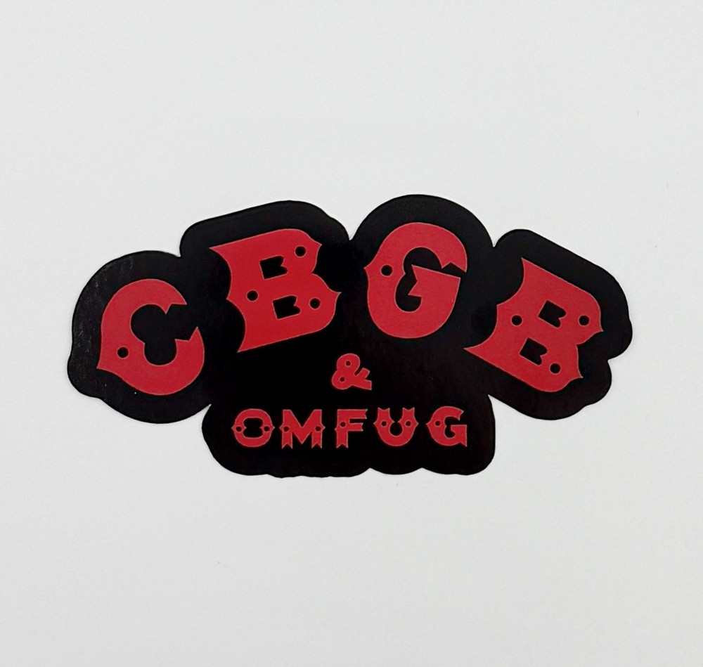 CBGB Punk Rock Hardcore Sticker C015S
