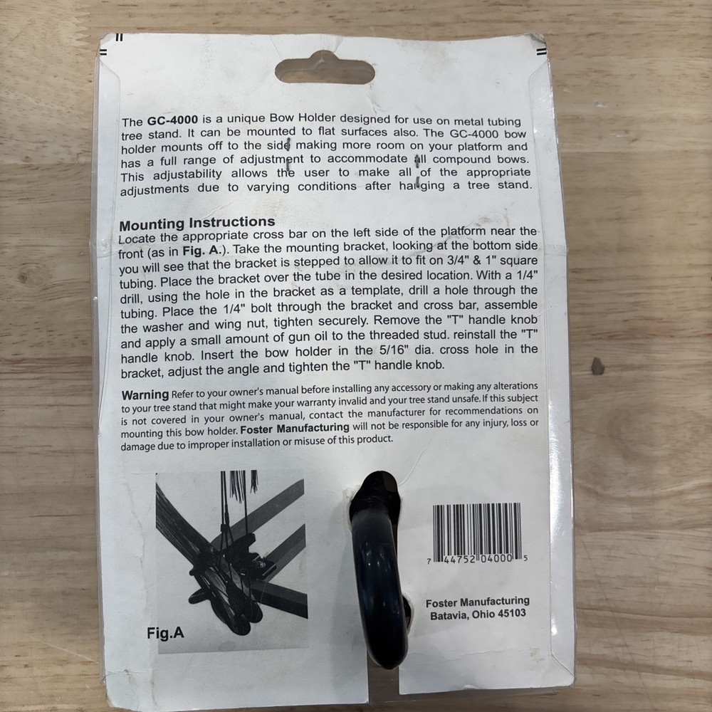 Foster Deluxe Bow Holder GC-4000