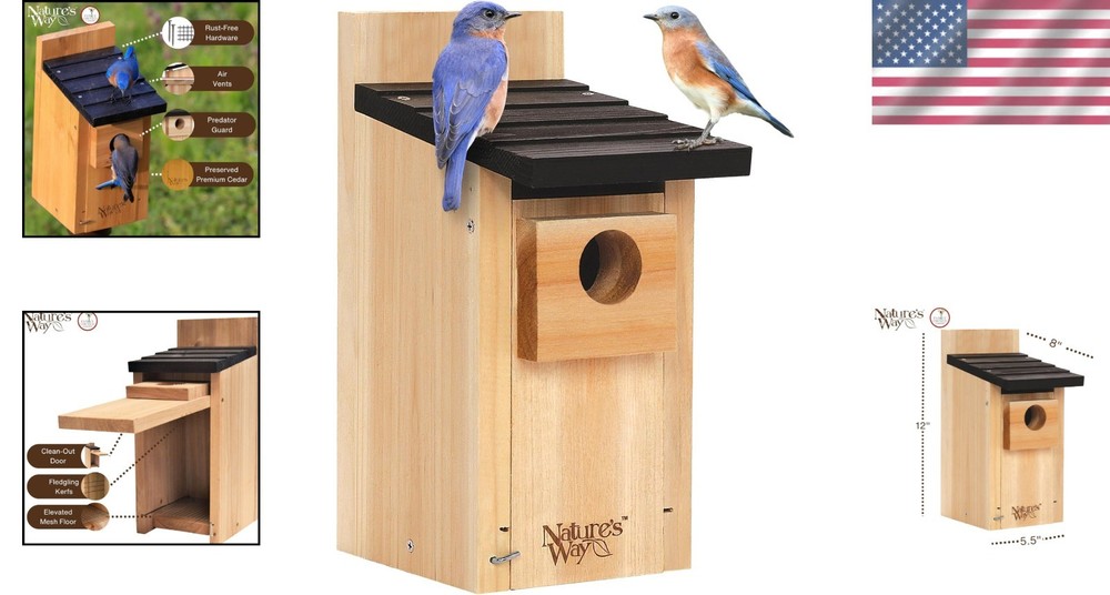 Durable Bluebird Box for Pet Lovers
