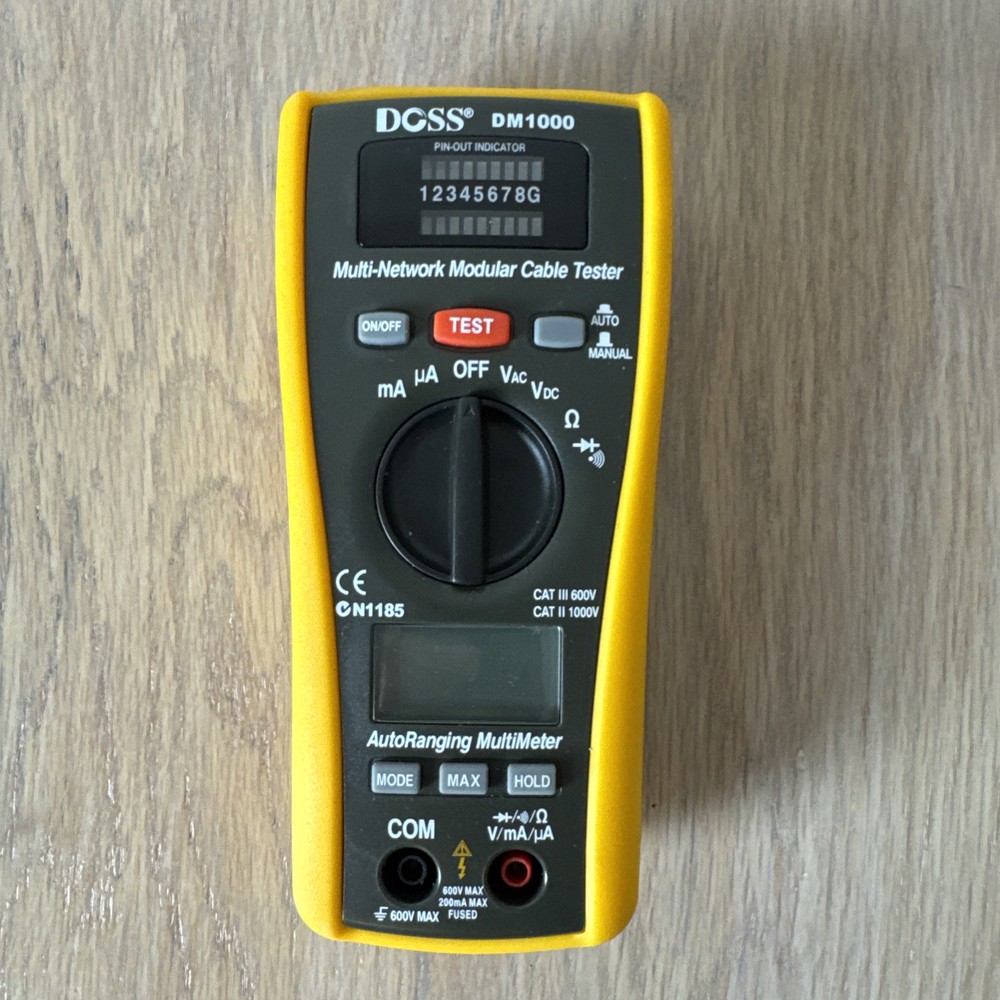 DOSS DM1000 Multi-Network Modular Cable Tester Pre Owned