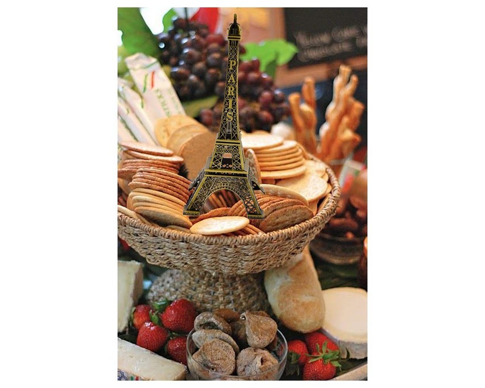 Eiffel Tower Model Eiffel Tower Metallic Statue Eiffel Tower Figurine for Sou...