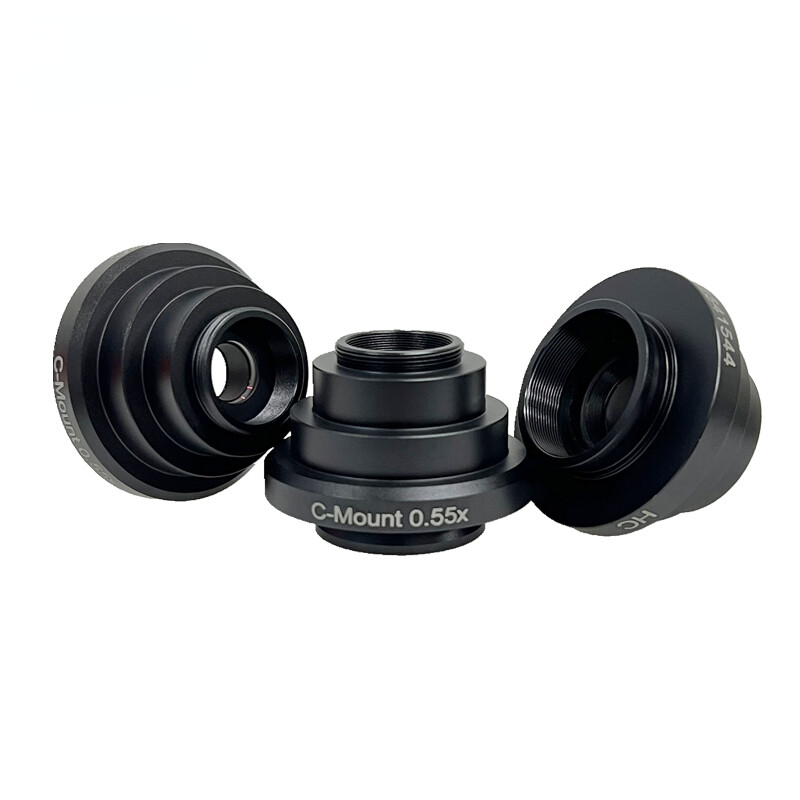 Microscope Camera Adapter 0.55X C mount Relay Lenses for Leica DM Microscope