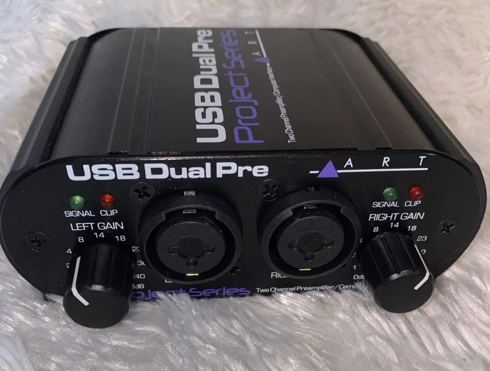 Art USB Dual Pre PS 2-Channel Audio Interface Preamplifier