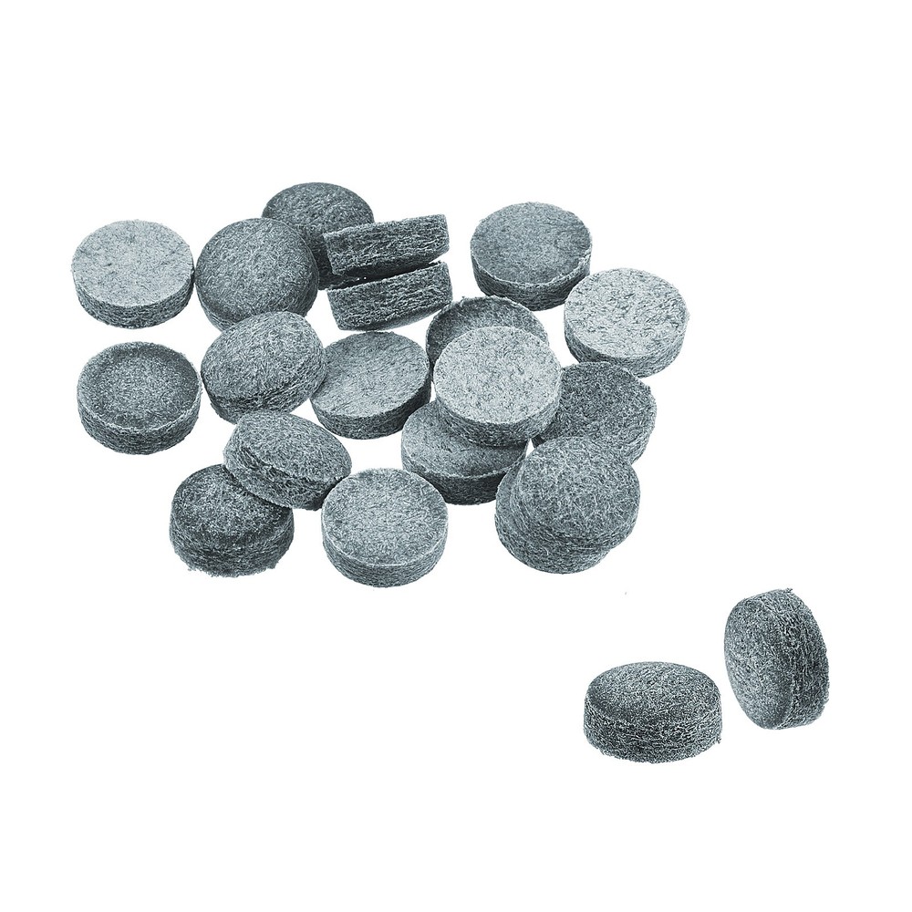 11mm Billiard Slide Stick Tips, 20pcs Replacement Tips, Grey