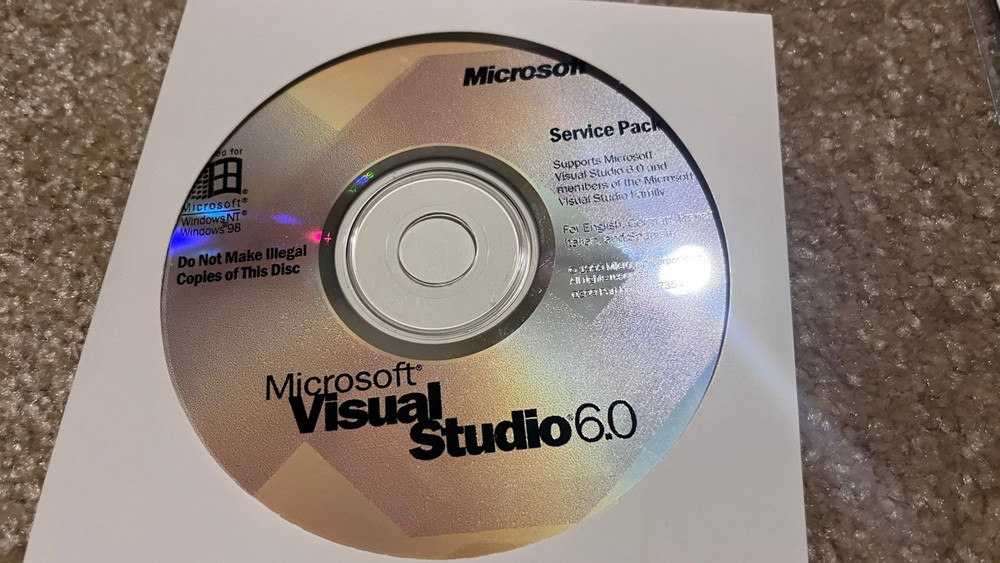 Microsoft Visual Studio 6.0 Resources, Plus Pack + msdn Library + Service Pack 3