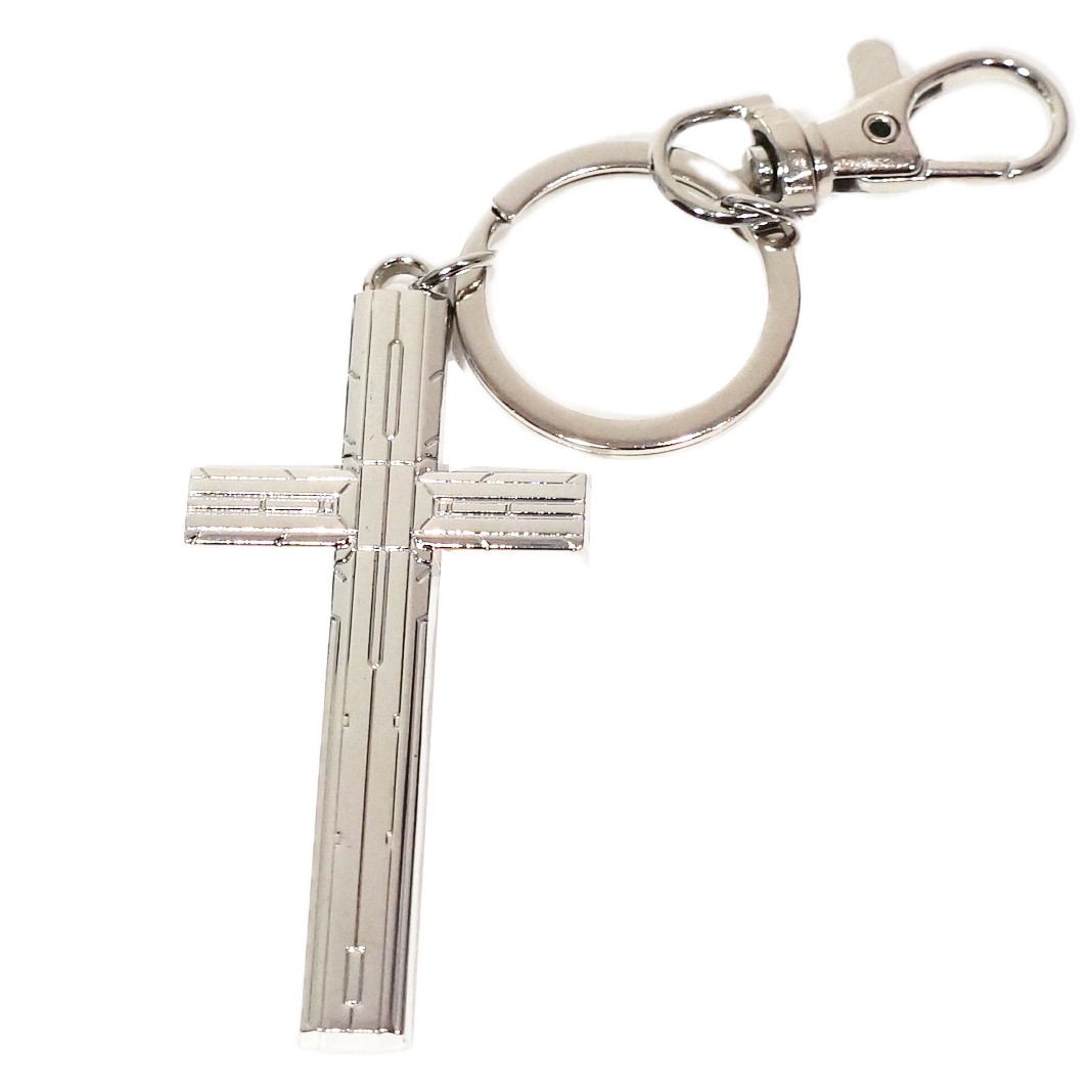 Trigun Stampede Nicolas D Wolfwood 3D Sculpted Metal Keychain Official Licensed